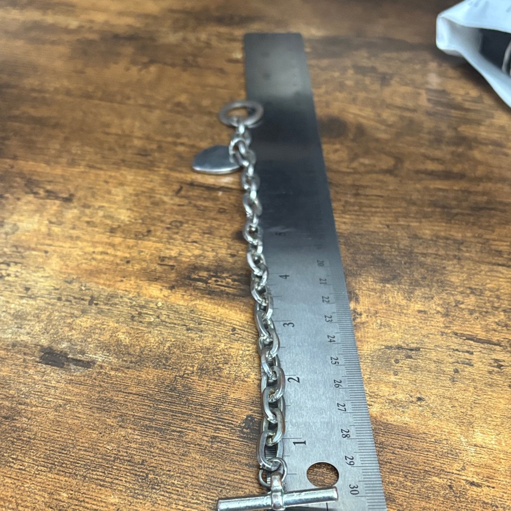 MICHAEL Michael Kors Silver Heart Charm Bracelet - Picture 5 of 5